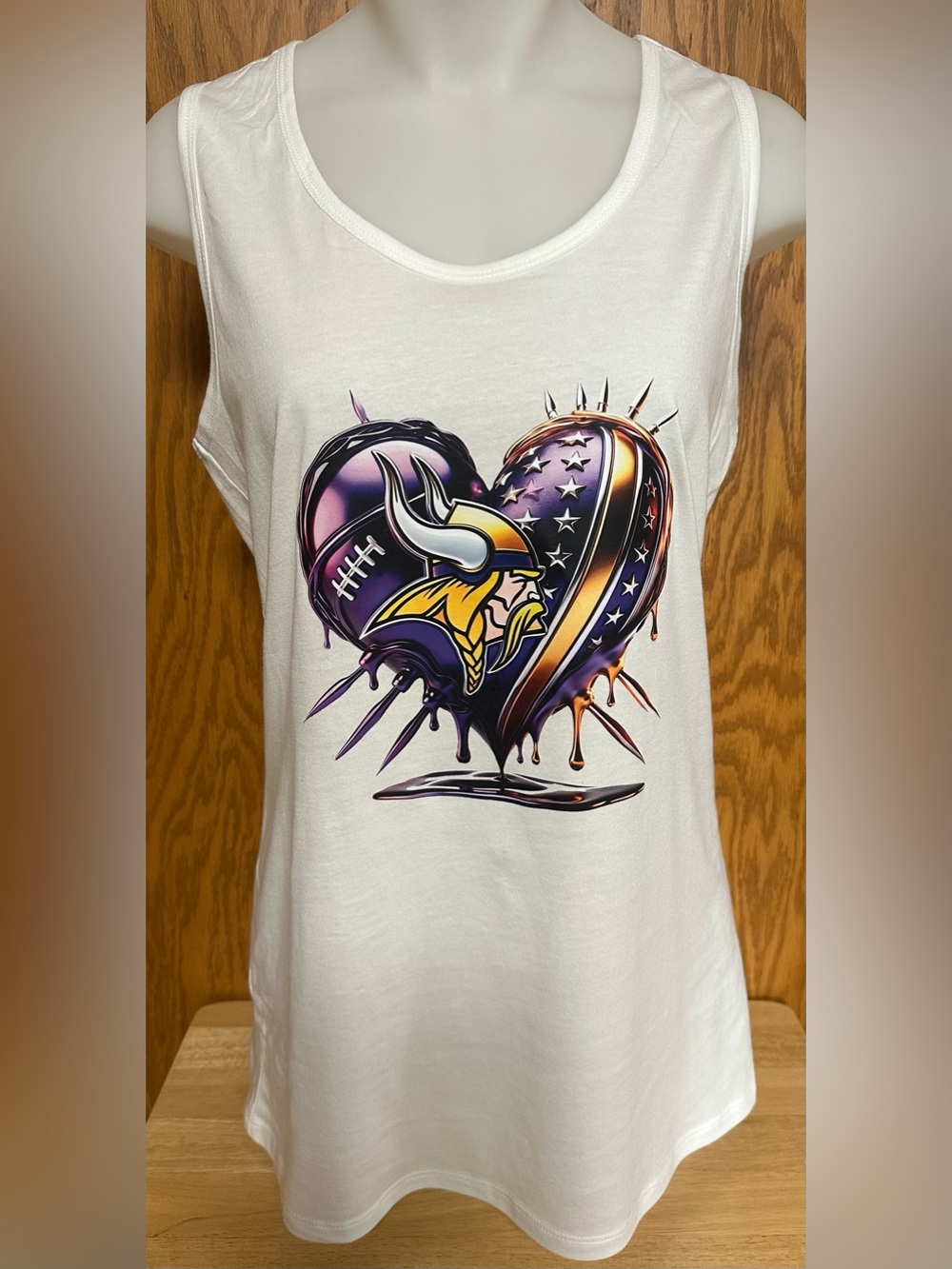 Minnesota Vikings 🏈 Racer Back Tank Top - NIP